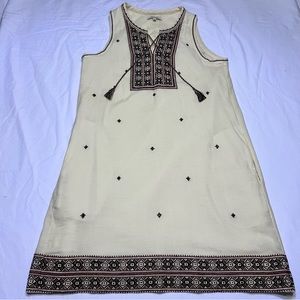 Madewell embroidered dress, Size Small, 100% Cotton